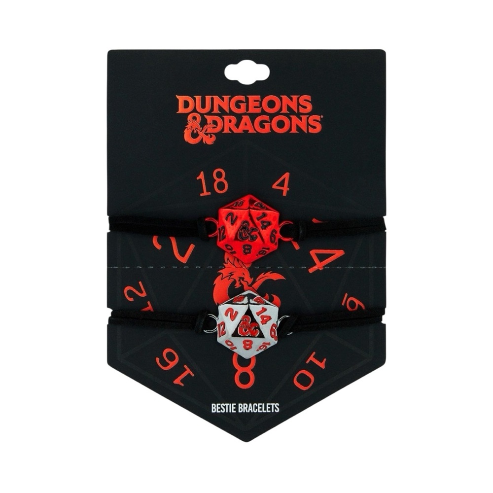 NEW Dungeons & Dragons Dice Best Friends Bracelets Set